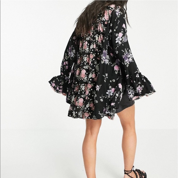 Free People Loretta Printed Floral Tunic Top - Picture 2 of 16
